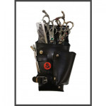 NH-2 FAUX BLACK LEATHER HOLSTER