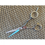 Yoshi 5.25" CF5.25 offset Crane scissor with Japan made.