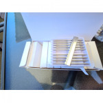 Box of 10 hair razor blades