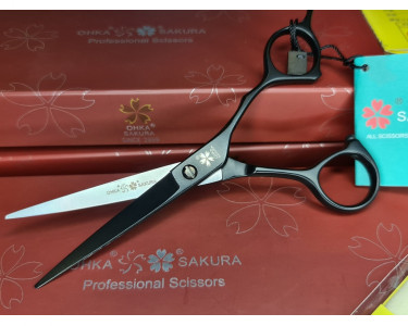 SAKURA WX550 5.5" SCISSOR in black very nice scissor.