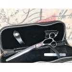 NPK101M Razorline Offset Scissor 7.5" with Rose Gold Bling