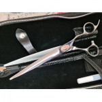 NPK101M Razorline Offset Scissor 7.5" with Rose Gold Bling