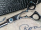 NPK26 Razorline Offset Scissor 7.5" with Blue Bling