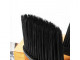 BLACK BARBER NECK BRUSH NYLON SYNTHETIC HAIR