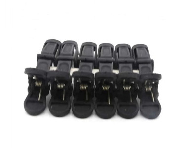 6 PCS HAIR CLIPS Designed for professional use in salons, barbershops, and for at-home use  Made by Carbon Anti Heat. Light weight,  strong hold Durable and long-lasting.