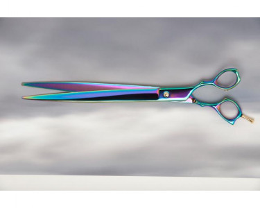 Razorline 10 3/4 Inch Rainbow Titanium Scissors
