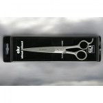 eks soligen 8.25" curved pet scissor satin finish