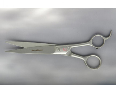 eks soligen 8.25" curved pet scissor satin finish