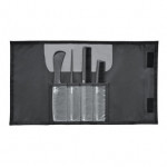 Jaguar set of 4 Carbon Line combs in black.