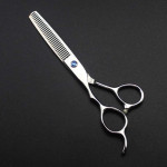 K5 BLUE CRYSTAL LINE 5.5" LEFT HANDED THINNING SCISSOR