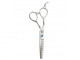 K5 BLUE CRYSTAL LINE 5.5" LEFT HANDED THINNING SCISSOR