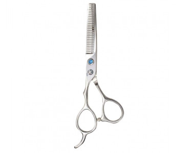 K5 BLUE CRYSTAL LINE 5.5" LEFT HANDED THINNING SCISSOR