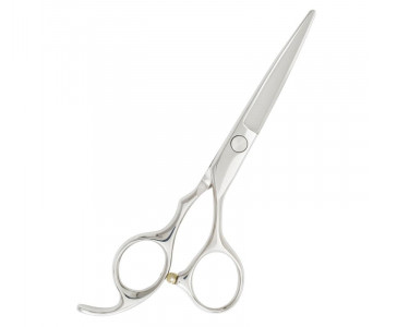 RED CRYSTAL 5.5 INCHES 440C HAIRDRESSING SCISSORS