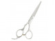 RED CRYSTAL 5.5 INCHES 440C HAIRDRESSING SCISSORS