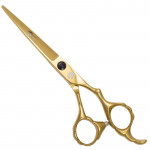 PRO BARBER 6" GOLDEN HAIRDRESSING SCISSORS SET 