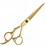 PRO BARBER 6" GOLDEN HAIRDRESSING SCISSORS SET 