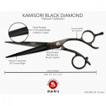 KAMISORI Left Black Diamond scissor in 5.5