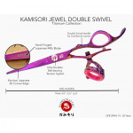 KAMISORI Jewel Double Swivel Professional Hair Shear 5.5"