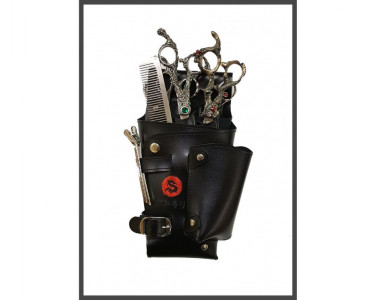 NH-2 FAUX BLACK LEATHER HOLSTER