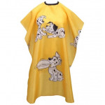 BARBER HAIRDRESSING CAPE FOR KIDS IN YELLOW COLOUR