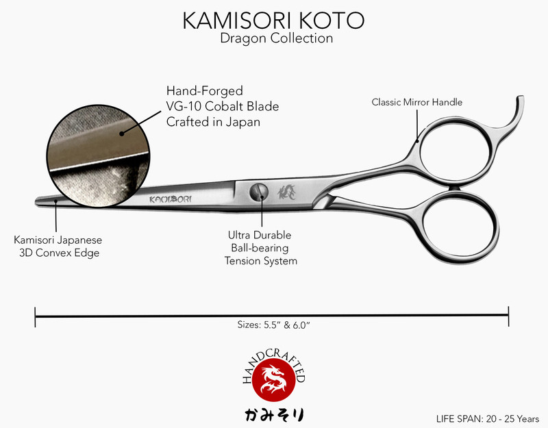 KAMISORI  Quality Japanese Hair Cutting Scissors & Shears
