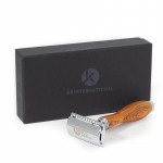 K5 PROFESSIONAL BARBER SHAVING BRUSH, RAZOR AND STAND