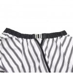 K5 WHITE & BLACK HAIRDRESSING BARBER CAPE